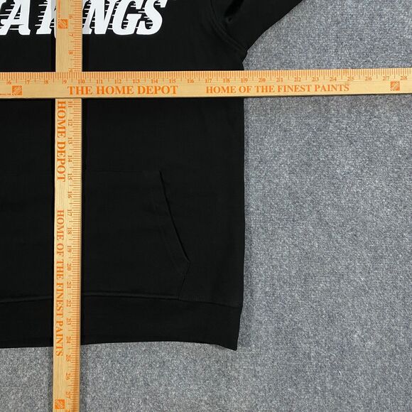 Los Angeles LA Kings Wordmark Logo New Era Hoodie Womens Medium Black NHL Hockey - Picture 9 of 15